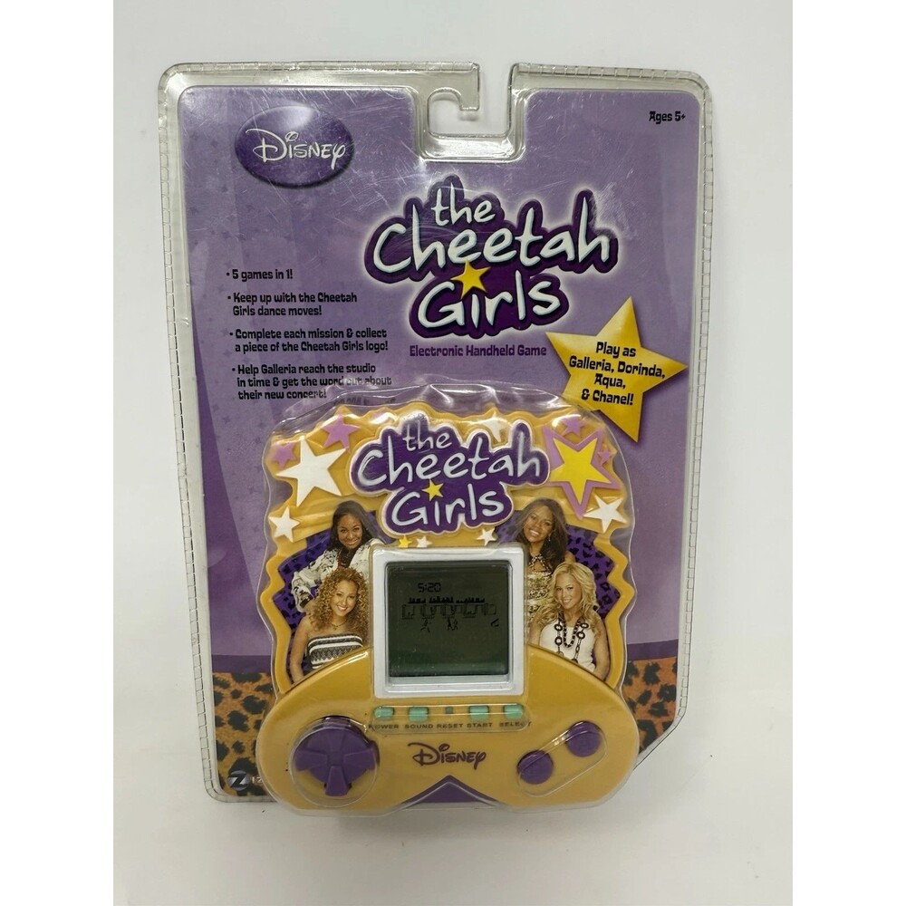 Disney Cheetah Girls Handheld Electronic LCD Game Zizzle 2008 New Sealed